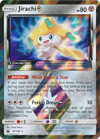 Jirachi Prism Star (Pokemon Sun & Moon Celestial Storm)