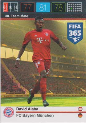 Adrenalyn FIFA 365 #030 David Alaba