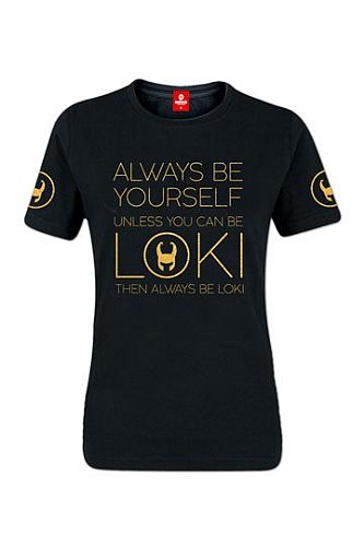 Marvel - Ladies T-Shirt Always Loki - Size: Large (L)