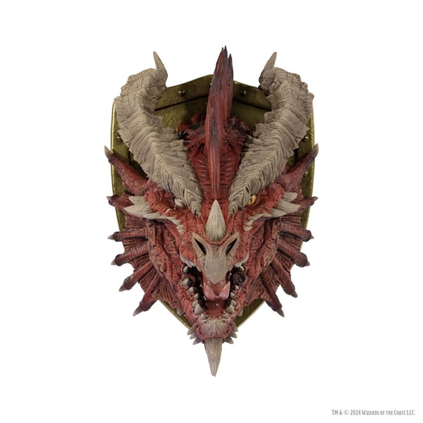 Dungeons & Dragons (D&D) - Foam Figure Wall Trophy: Ancient Red Dragon (50th Anniversary) - Limited Edition