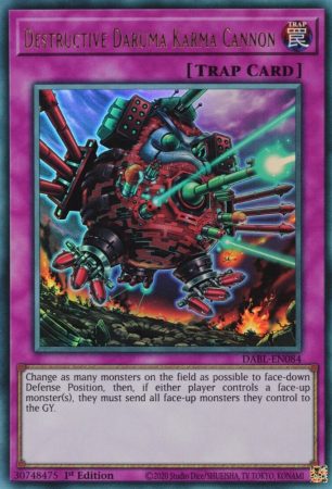 Destructive Daruma Karma Cannon (Yugioh Darkwing Blast)