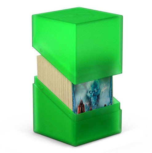 Se Ultimate Guard Boulder Deck Case (Deck Box) 100+ Standard Size Emerald hos Kelz0r.dk