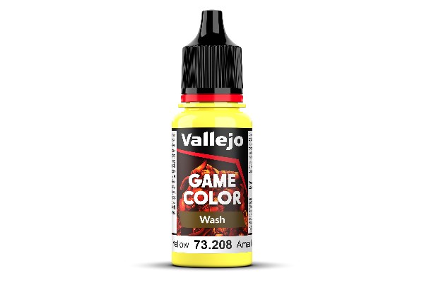 Se Vallejo Maling - Game Color: Wash - Yellow - 18ml hos Kelz0r.dk