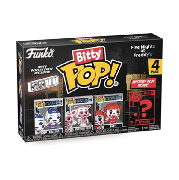 Se Funko Pocket Pop: Five Nights at Freddy's Bitty - Ballora - Vinyl Figure 4-Pack 2,5cm hos Kelz0r.dk