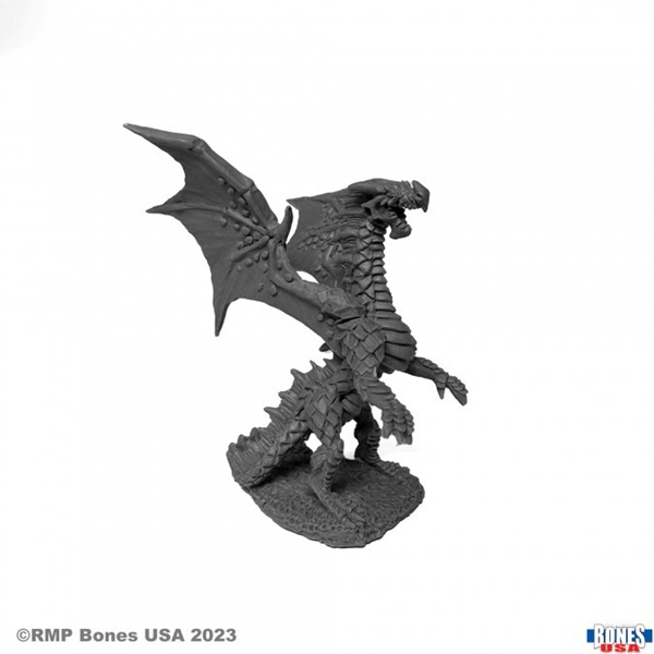 Reaper Bones USA Reaper Legends: Fire Dragon Hatchling - Plastic Miniature