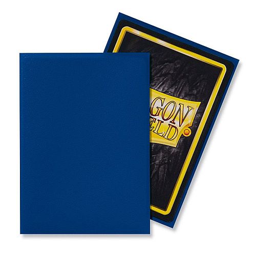 Dragon Shield Deck Protectors - Matte: Blue (Blå) - 100 lommer - Dragonshield - Sleeves #AT-11003