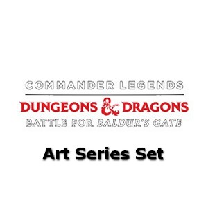 Commander Legends: Battle for Baldur's Gate: Art Series - Fuldt Sæt/Serie (Full/Complete Set) 81 kort