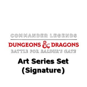 Commander Legends: Battle for Baldur's Gate: Art Series (Signature) - Fuldt Sæt/Serie (Full/Complete Set) 81 kort