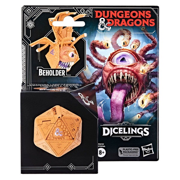 D&D Dungeons & Dragons - Dicelings Action Figure - Beholder (Orange)