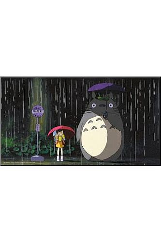 My Neighbor Totoro - Wooden Wall Art - Bus Stop (Landscape)