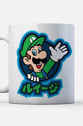 Nintendo - Luigi Kanji Mug