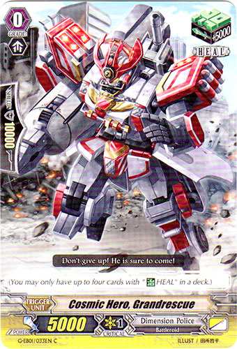 Cosmic Hero, Grandrescue (Cardfight!! Vanguard Cosmic Roar)