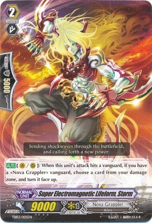 Super Electromagnetic Lifeform, Storm (Cardfight!! Vanguard TD03: Golden Mechanical Soldier)