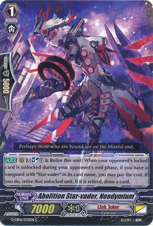 Abolition Star-vader, Neodymium (Cardfight!! Vanguard Rondeau of Chaos and Salvation)