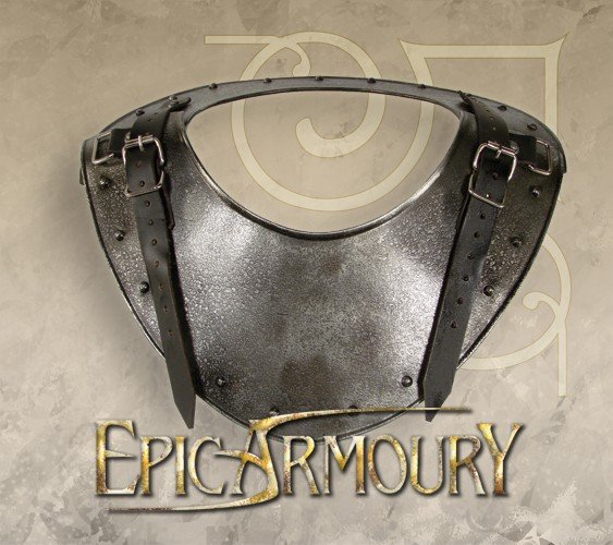 Neck Plate Giant Dark Warrior – Epic Armoury – Large-X-Large – Live Rollespil