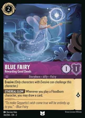 Blue Fairy - Rewarding Good Deeds - Foil (Lorcana: Rise of the Floodborn)