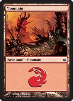 Mountain #153 (Mirrodin Besieged)