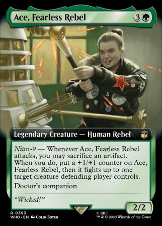 Ace, Fearless Rebel - Extended Art Foil (Universes Beyond: Doctor Who)