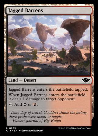 Jagged Barrens (Outlaws of Thunder Junction)