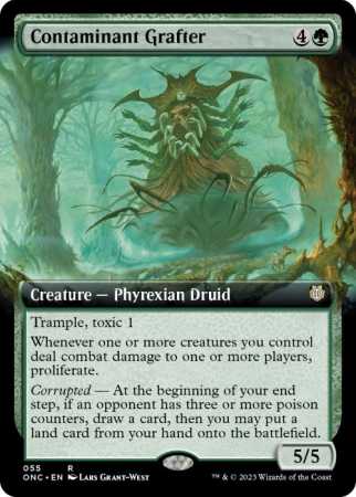 Contaminant Grafter - Extended Art (Phyrexia: All Will Be One Commander)