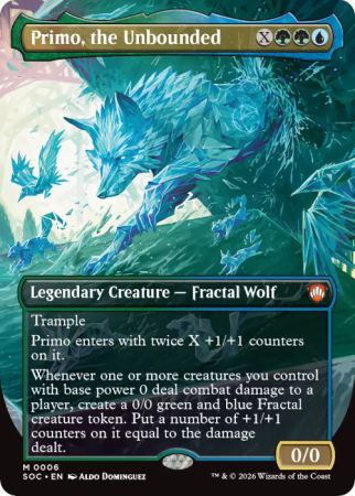 Primo, the Unbounded - Foil Borderless (Secrets of Strixhaven Commander)