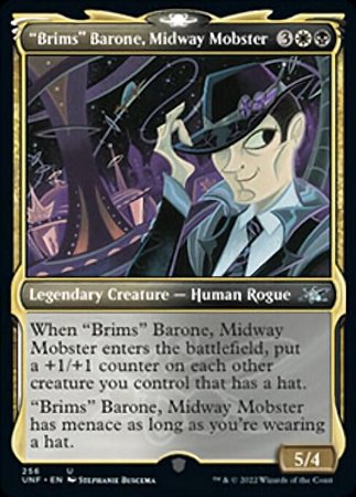 "Brims" Barone, Midway Mobster - Alternate Art Showcase (Unfinity)