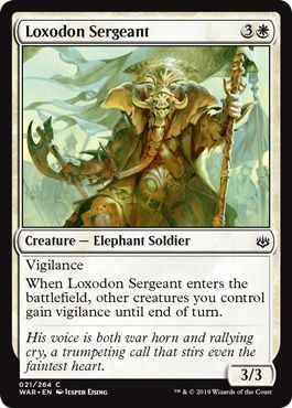 Loxodon Sergeant (War of the Spark)