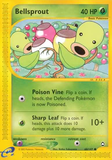 Bellsprout (Aquapolis Singles )