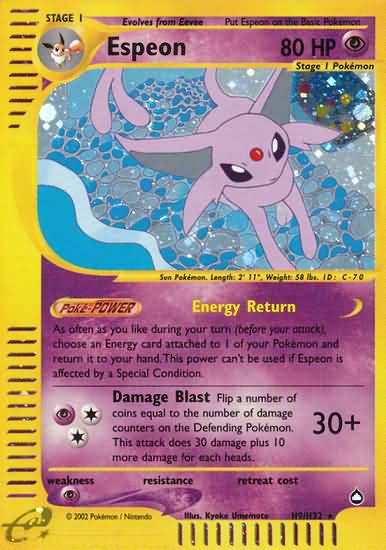 Espeon (Aquapolis Singles)