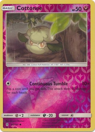 Cottonee (Pokemon Sun & Moon Guardians Rising) Reverse