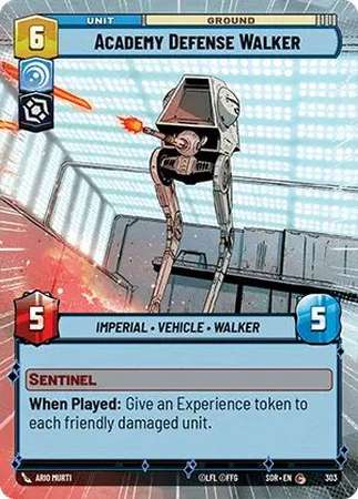 Academy Defense Walker - Hyperspace (Star Wars Unlimited: Spark of Rebellion)