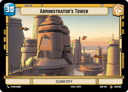 Administrator's Tower - Cloud City (Star Wars Unlimited: Spark of Rebellion)