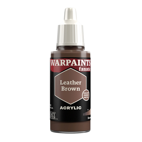 Army Painter Warpaints Fanatic: Acrylics - Leather Brown - WP3075