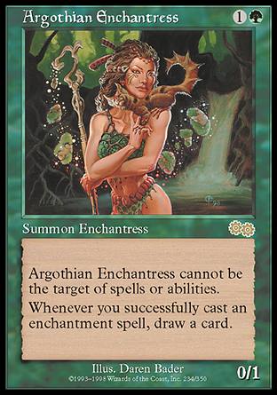 Argothian Enchantress (Urza's Saga)