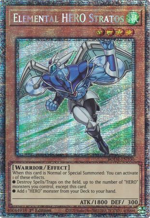 Elemental HERO Stratos (Yugioh Burst of Destiny)