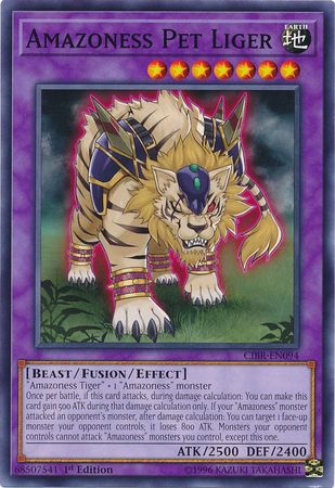 Amazoness Pet Liger (Yugioh Circuit Break)