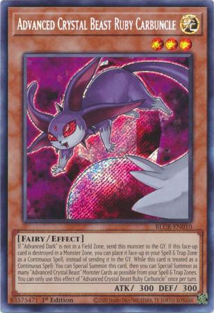 Advanced Crystal Beast Ruby Carbuncle (Yugioh Battles of Legend: Crystal Revenge)