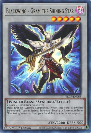 Blackwing - Gram the Shining Star (Yugioh Battles of Legend: Crystal Revenge)