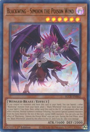 Blackwing - Simoon the Poison Wind (Yugioh Battles of Legend: Crystal Revenge)