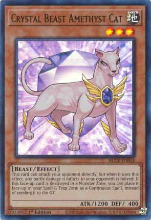 Crystal Beast Amethyst Cat (Yugioh Battles of Legend: Crystal Revenge)