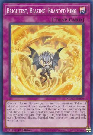 Brightest, Blazing, Branded King (Yugioh Cyberstorm Access)
