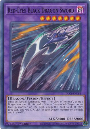 Red-Eyes Black Dragon Sword (Yugioh Dragons of Legend: The Complete Series)