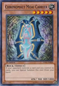 Chronomaly Moai Carrier (Yugioh Legacy of the Valiant LVAL)