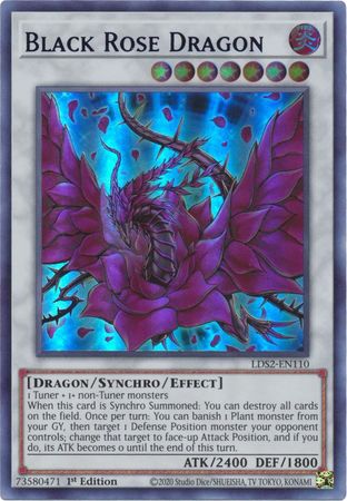 Black Rose Dragon (Blue) (Yugioh Legendary Duelists: Season 2)