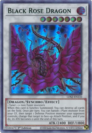 Black Rose Dragon (Green) (Yugioh Legendary Duelists: Season 2)