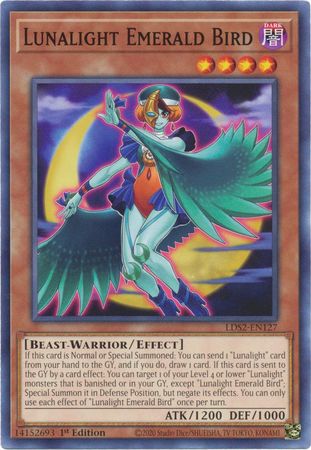 Lunalight Emerald Bird (Yugioh Legendary Duelists: Season 2)