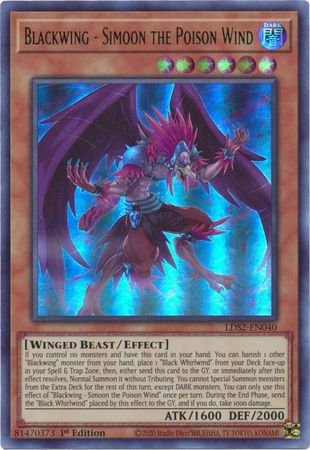 Blackwing - Simoon the Poison Wind (Green) (Yugioh Legendary Duelists: Season 2)