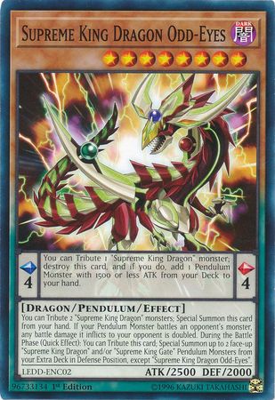 Supreme King Dragon Odd-Eyes (Yugioh Legendary Dragon Decks)