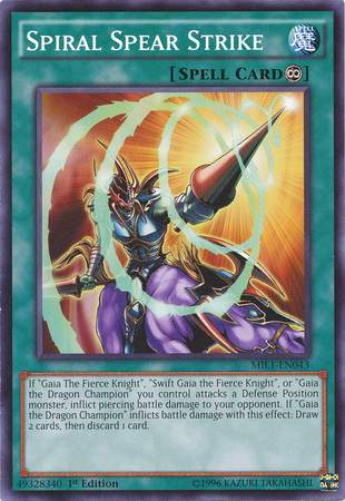 Spiral Spear Strike (Yugioh Millennium Pack)