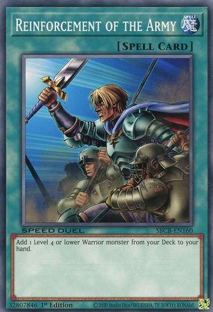 Reinforcement of the Army (Yugioh Speed Duel: Battle City Box)